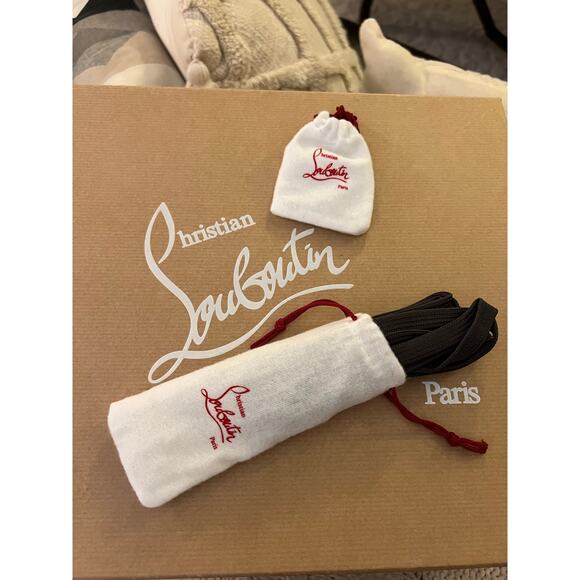 Christian Louboutin Loubishark Sneakers in Grey Suede Size EU 42.5/ US 9.5✨ - Picture 14 of 16